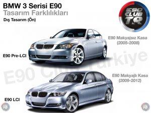 E90 Makyaj Farklılıkları Ön